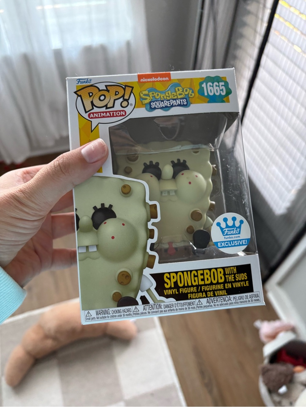 Funko POP! Animation SpongeBob with The Suds Vinyl Figure - Yellow, Black, White